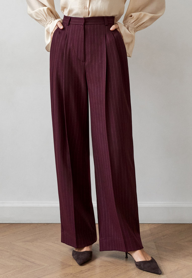 Брюки баллоны в полоску