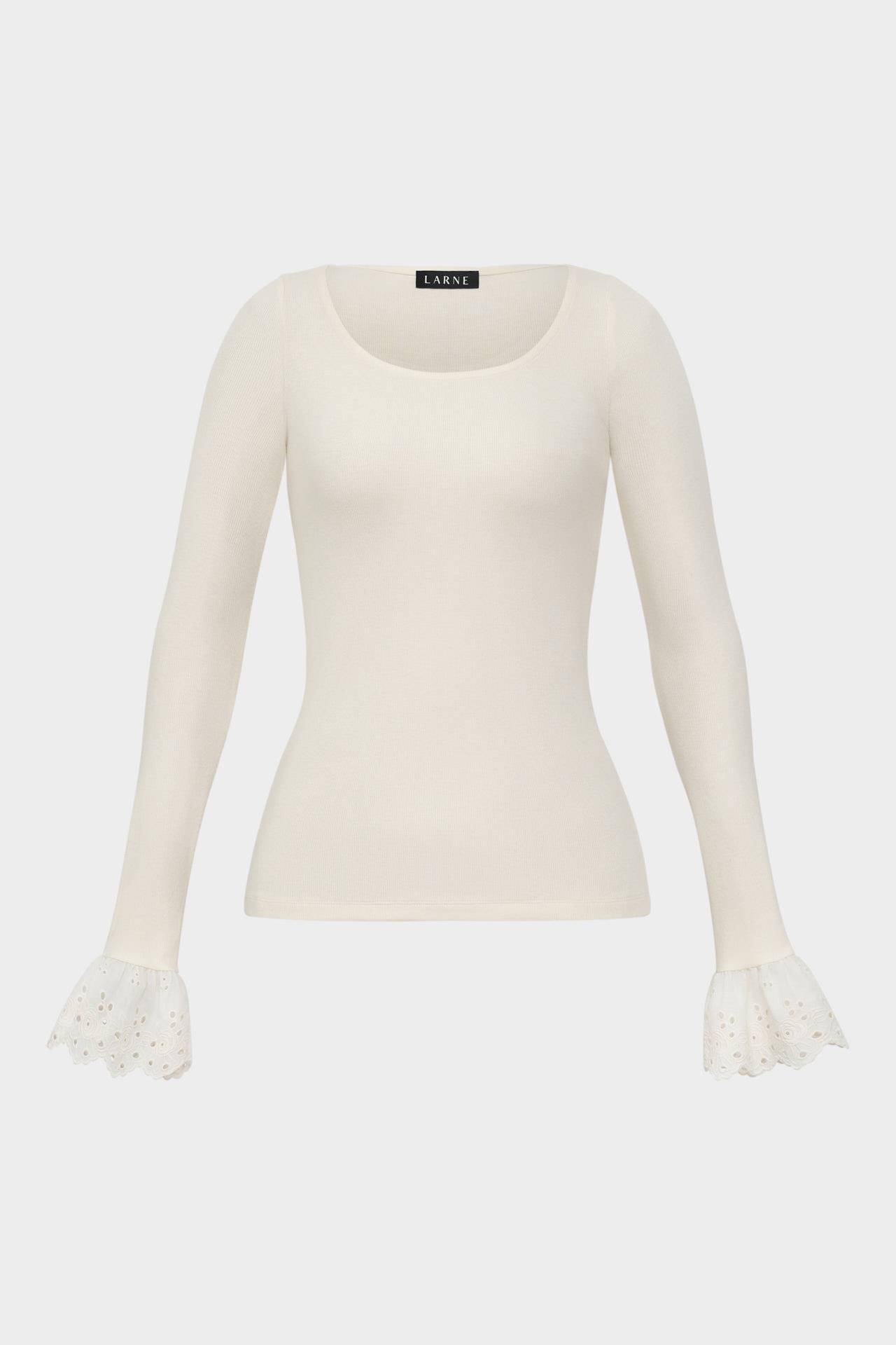 Трикотажный джемпер с шитьем по рукаву