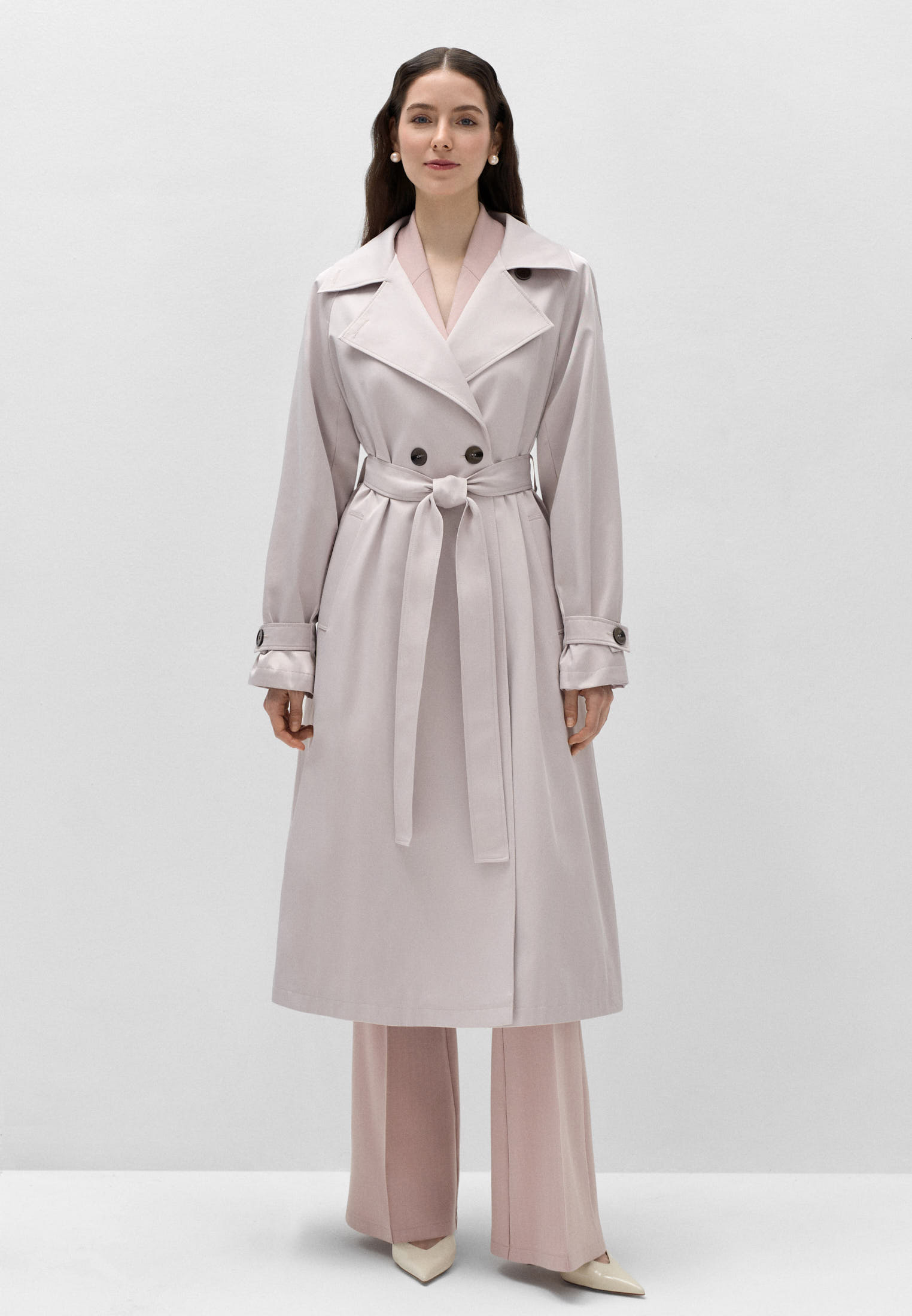 Тренч с пелериной