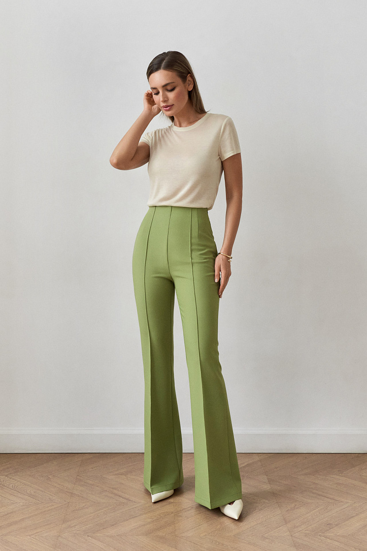 Брюки клёш со стрелками