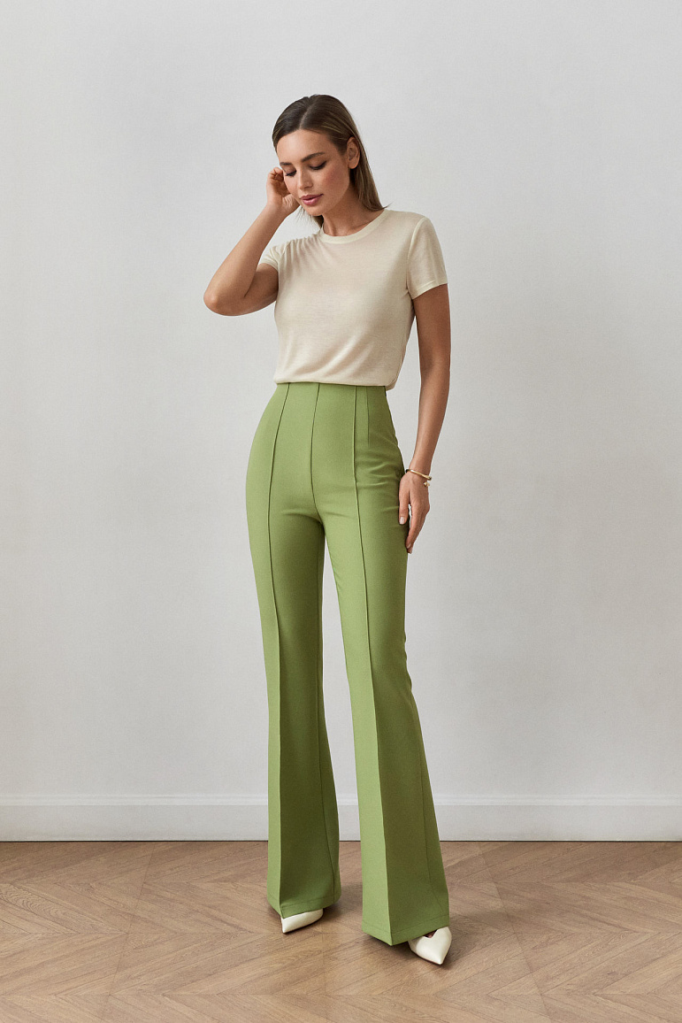 Брюки клёш со стрелками