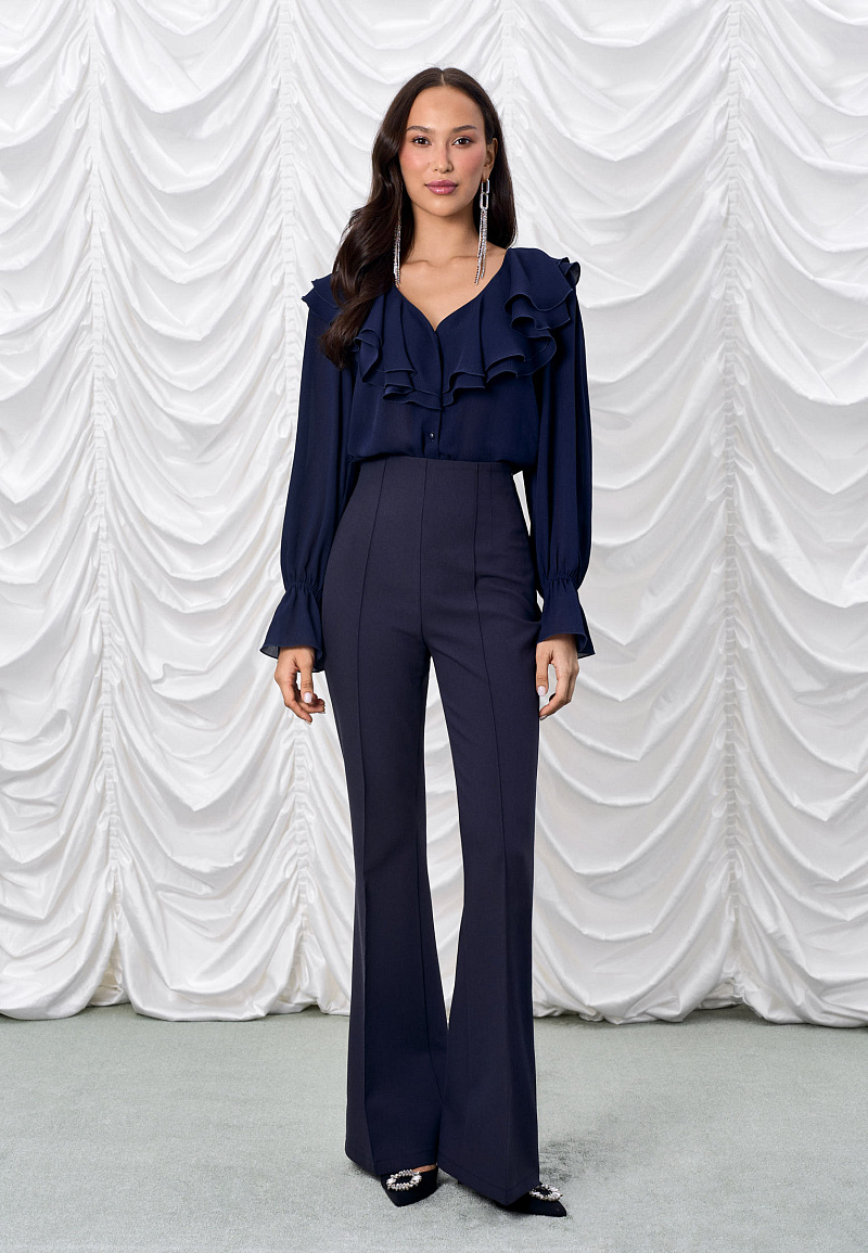 Брюки клёш со стрелками